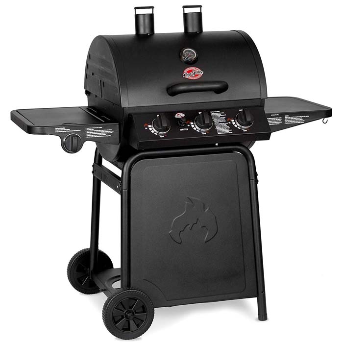 Char-Griller E3001 Grillin' Pro 40,800-BTU Gas Grill, Black