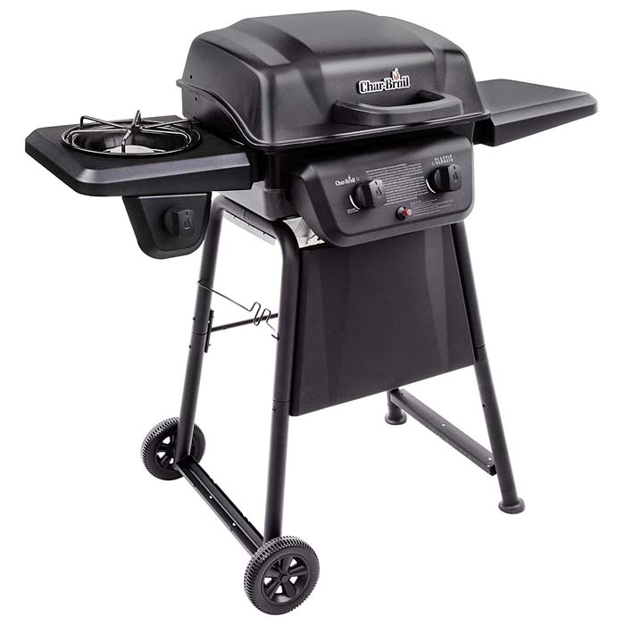 Char-Broil Classic 280 2-Burner Liquid Propane Gas Grill with Side Burner