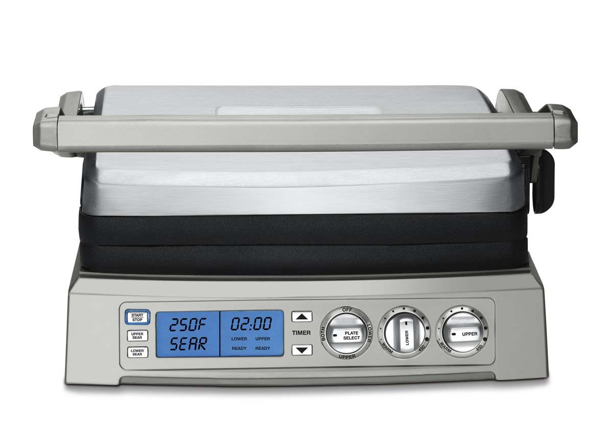 Cuisinart GR-300WSP1 Griddler, Elite, Silver