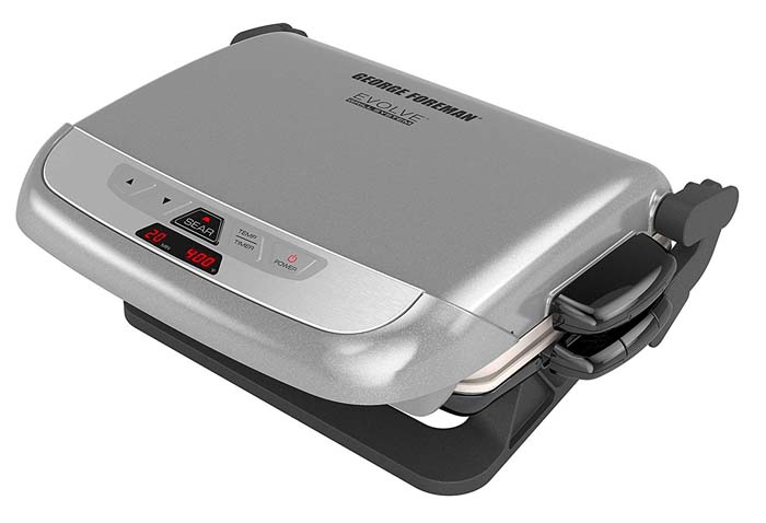 George Foreman GRP4842P Multi-Plate Evolve Grill With Ceramic Grilling Plates and Waffle Plates